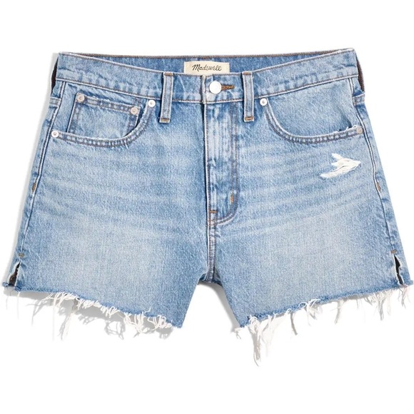 Madewell Denim Shorts: Side Slit Edition Size 25 - Picture 5 of 5